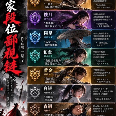 永劫无间各段位精神图谱