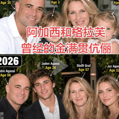 网坛金满贯夫妇儿女颜值