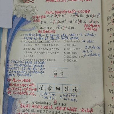 精卫填海课堂笔记