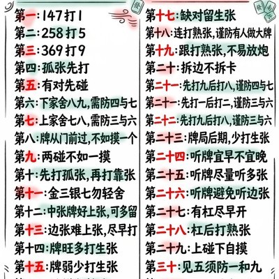 麻将必胜32策