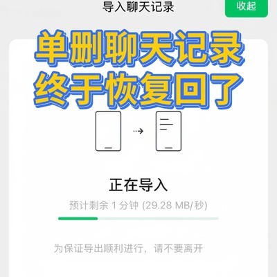 单删聊天记录恢复指南