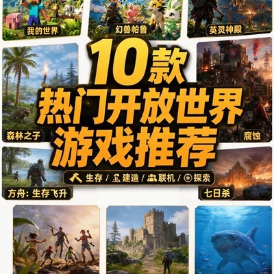 10款高口碑开放世界生存游戏推荐