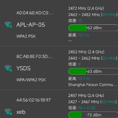安卓WiFi信号测试工具