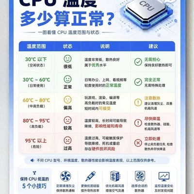 CPU正常温度范围解析