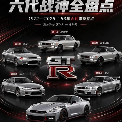 GT-R六代传奇史