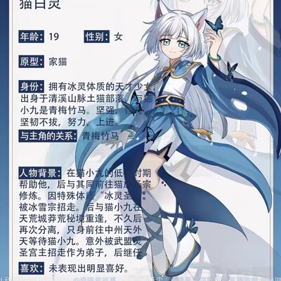 奇喵女主角色偏好
