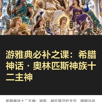 希腊十二主神全解析