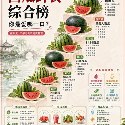 夏日西瓜选购指南