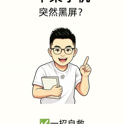 苹果手机黑屏自救指南