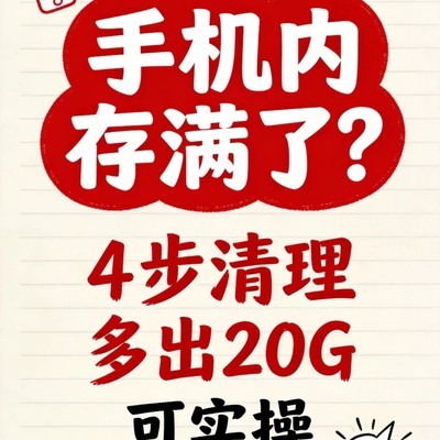 四步清理手机内存