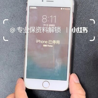 iPhone停用保资料解锁