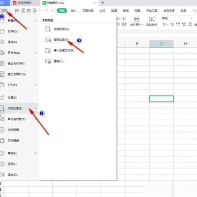 WPS Excel文档密码加密