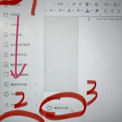 WPS误点不保存如何恢复