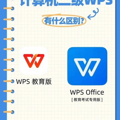 计算机二级WPS考试版辨析