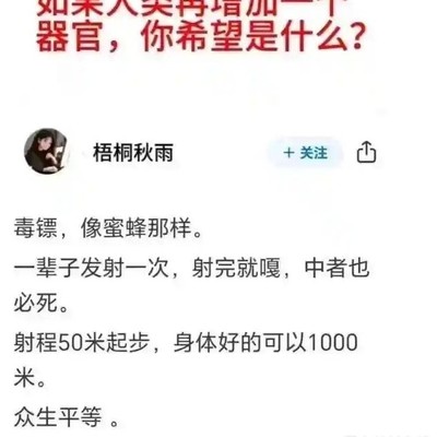 人类新增器官设想