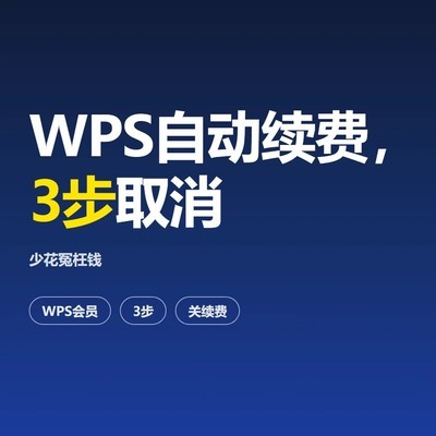 WPS自动续费维权指南