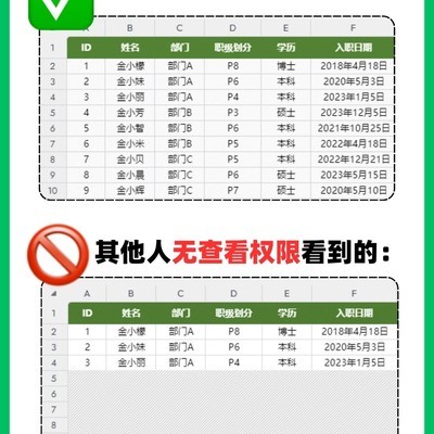 表格区域权限保护技巧