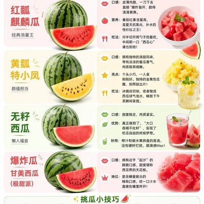 西瓜品种挑选指南