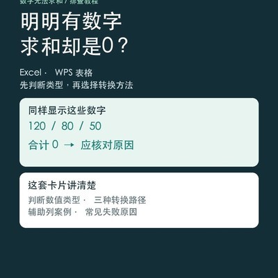 数字存在但求和为零